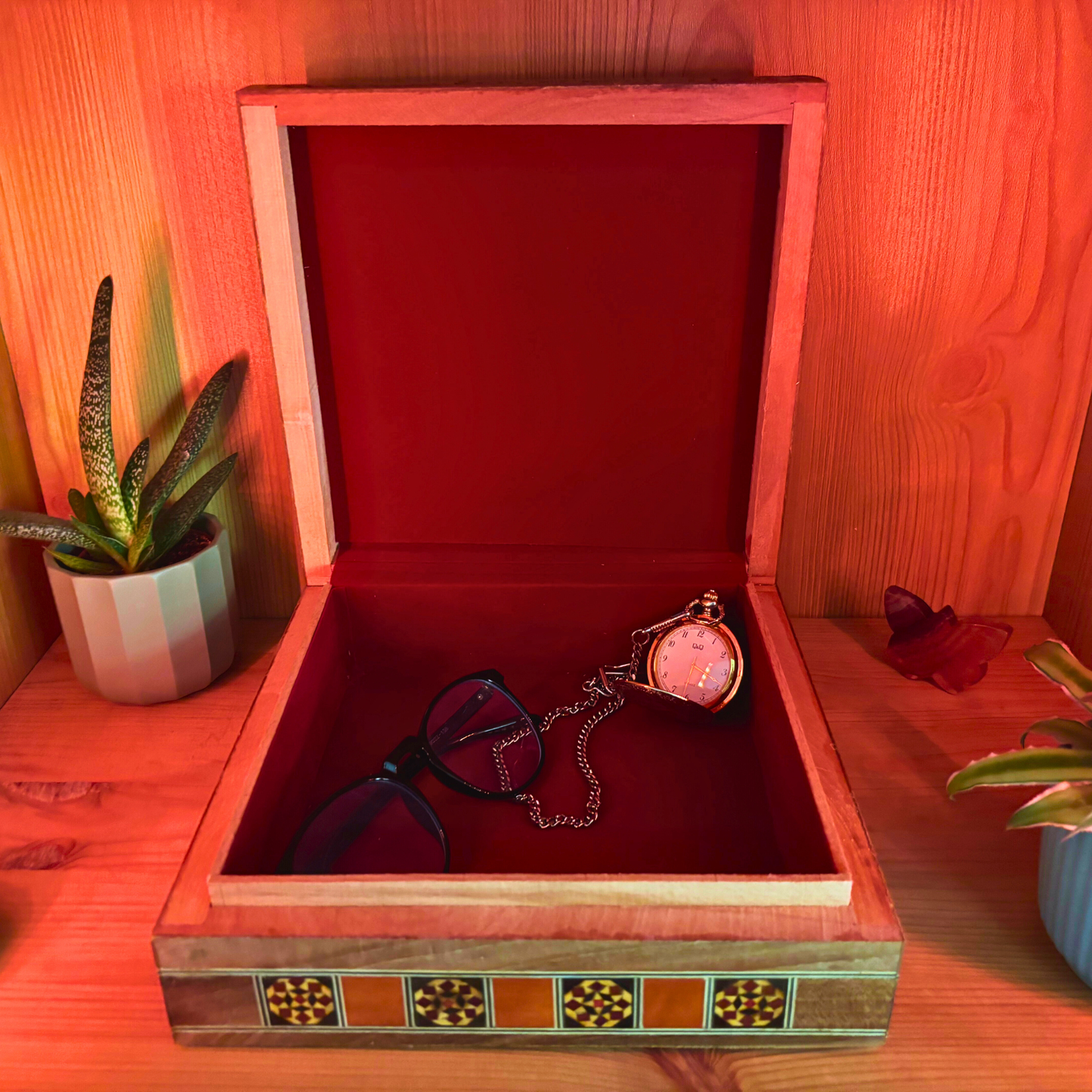 Şam Mozaik Kutusu – El Yapımı Takı ve Hatıra Kutusu