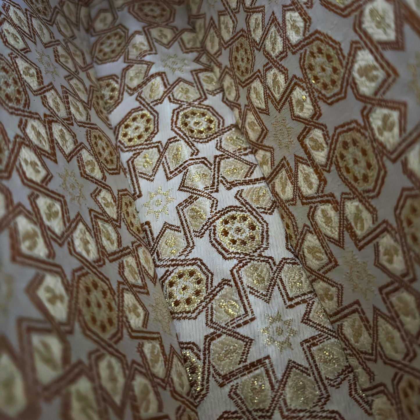 Falak – Lüks Şam El Çantası, Sedef İşleme ve Brokar Astar