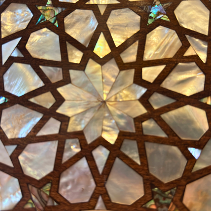 Falak – Lüks Şam El Çantası, Sedef İşleme ve Brokar Astar