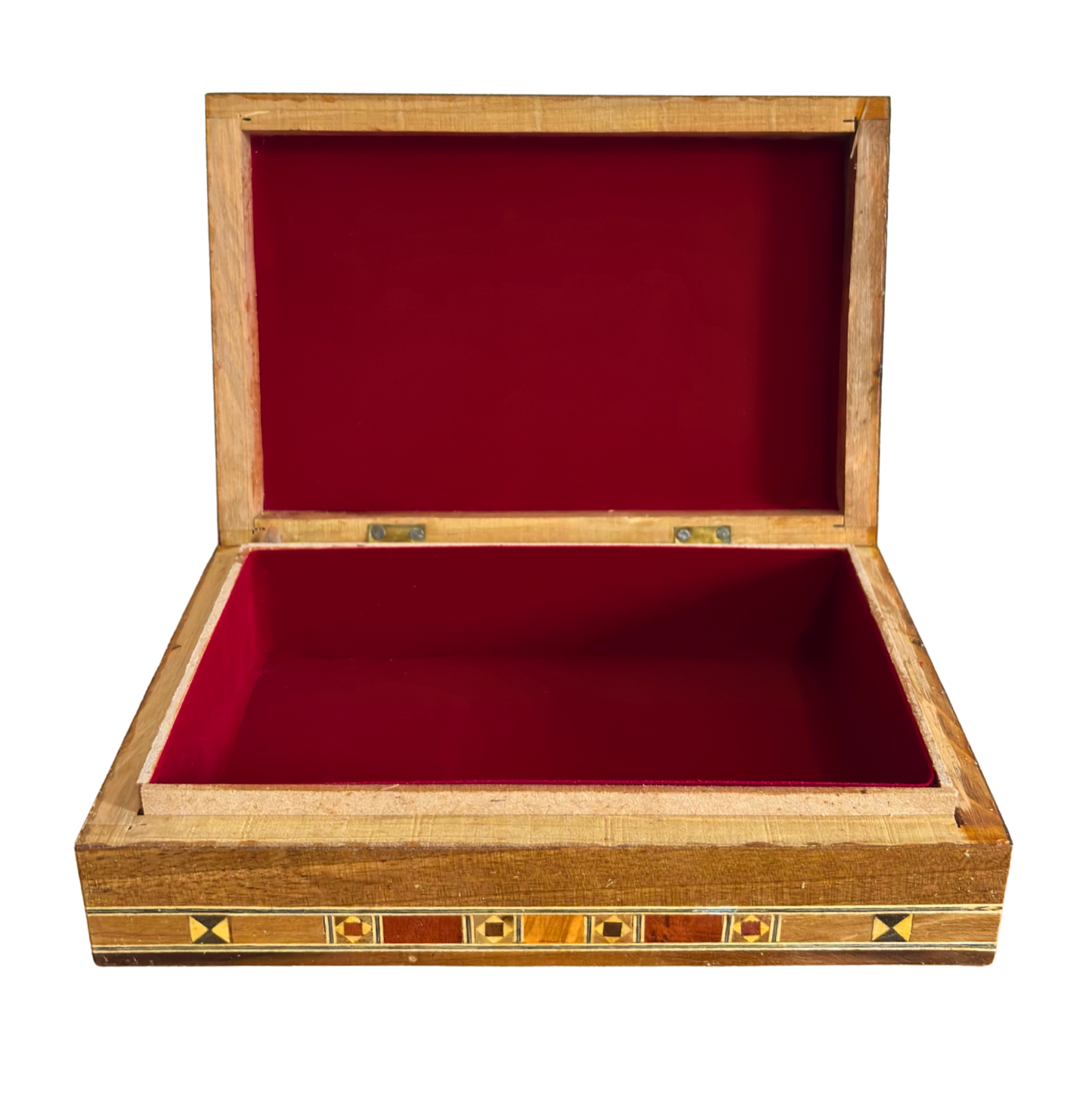 Şam Mozaik Ahşap Takı Kutusu – El Yapımı Doğu Sanatı