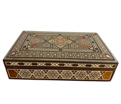 1970 Vintage Şam Takı Kutusu – Sedef Kakma Sanatı