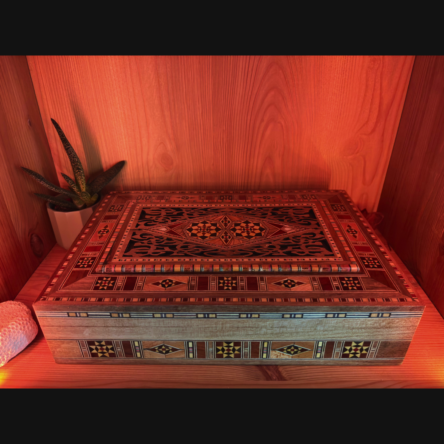 Şam Mozaik Takı ve Hatıra Kutusu – Zarif El Yapımı Tasarım