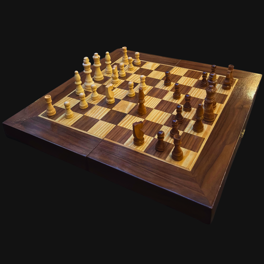 Gaby Al Dayeh Tarafından El Yapımı Şam İşlemeli Tavla ve Satranç Masası – Sedef Kakmalı Klasik Mozaik Tasarım