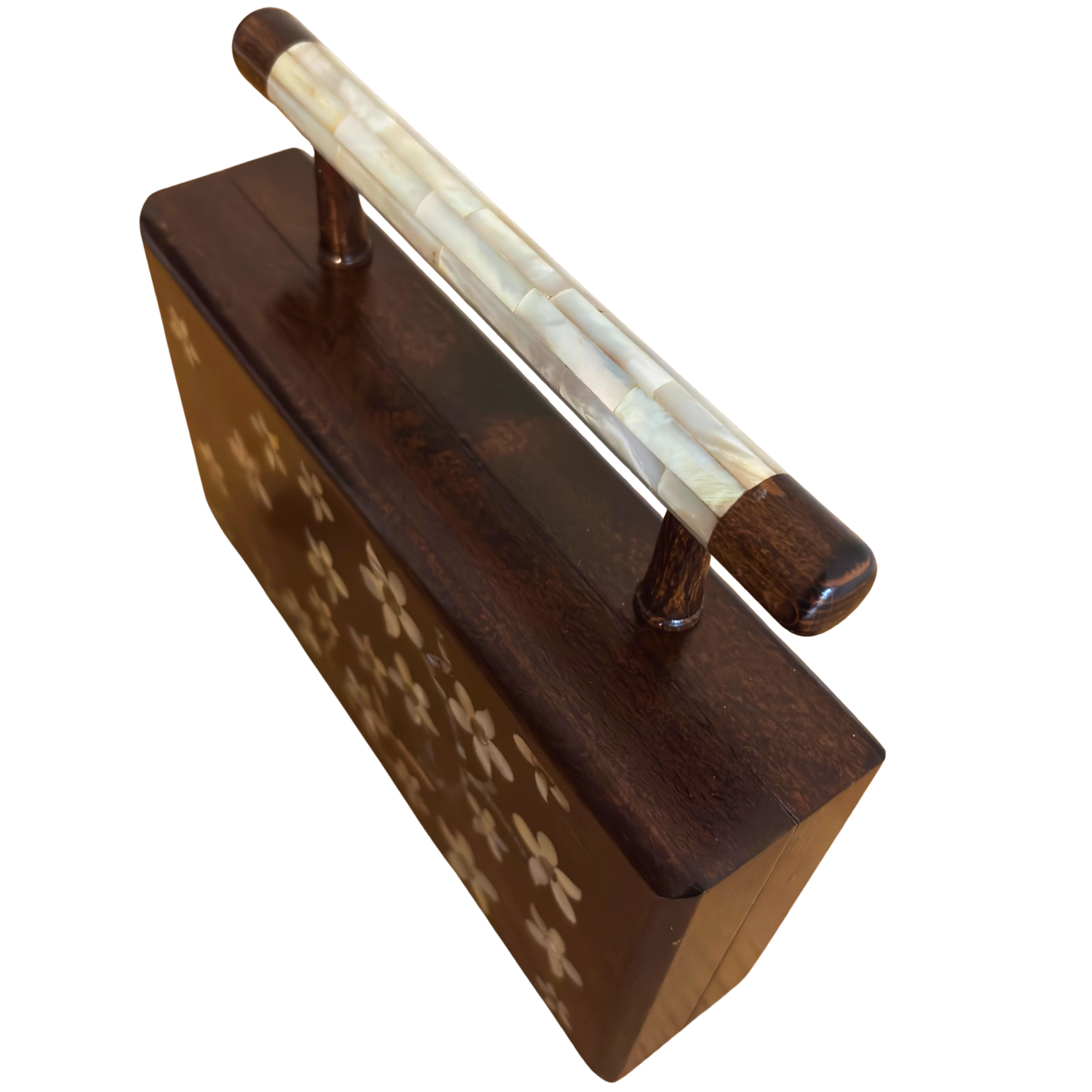 Yasmine – Lüks Şam El Çantası, Sedef İşleme & Brokar Astar