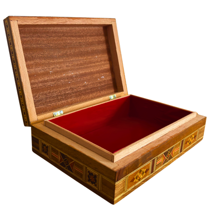 Sınırlı Üretim Şam Mozaik Takı Kutusu – Sedef Kakmalı El Yapımı