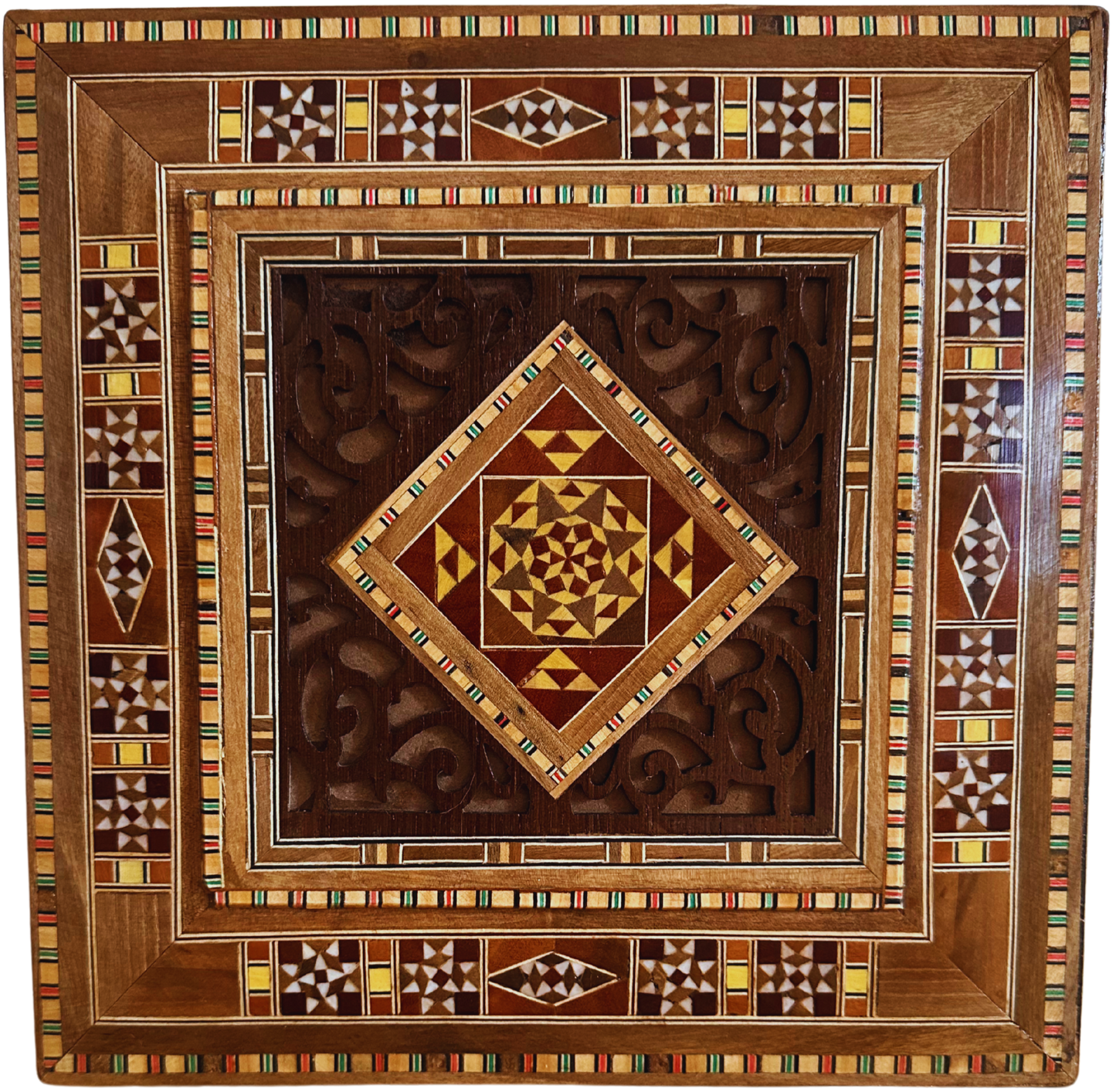 Şam Mozaik Mücevher Sandığı – Kadife Astarlı Zarafet