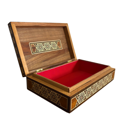 1970 Vintage Şam Takı Kutusu – Sedef Kakma Sanatı