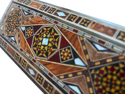 Şam Mozaik Kalem, Takı ve Tesbih Kutusu – Sedef Kakmalı El Yapımı