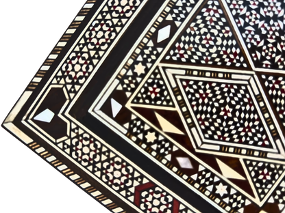 1970 Vintage Şam Takı Kutusu – El Yapımı Ahşap Hazine