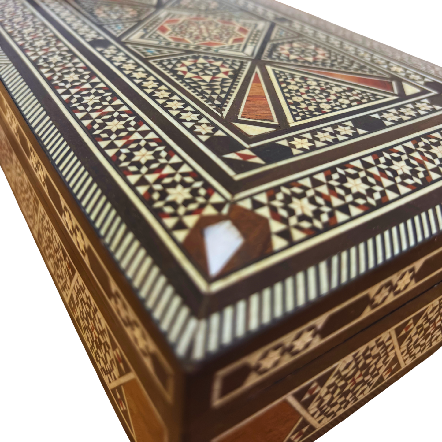 1970 Vintage Şam Takı Kutusu – Sedef Kakma Sanatı