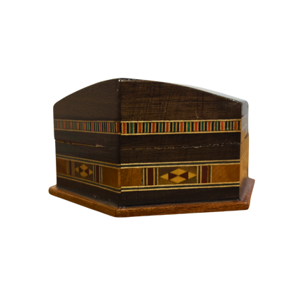 Şam El Yapımı Mozaik Kutu – Geleneksel Sanat & Kadife İç Yüzey