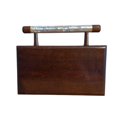 Yasmine – Lüks Şam El Çantası, Sedef İşleme & Brokar Astar