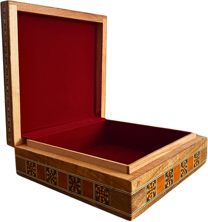 Şam Mozaik Kutusu – El Yapımı Takı ve Hatıra Kutusu