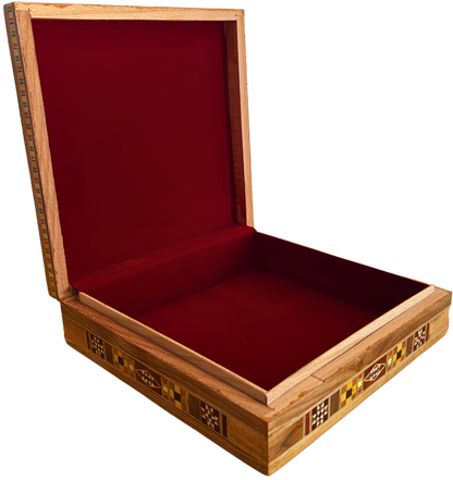 Şam Mozaik Mücevher Sandığı – Kadife Astarlı Zarafet